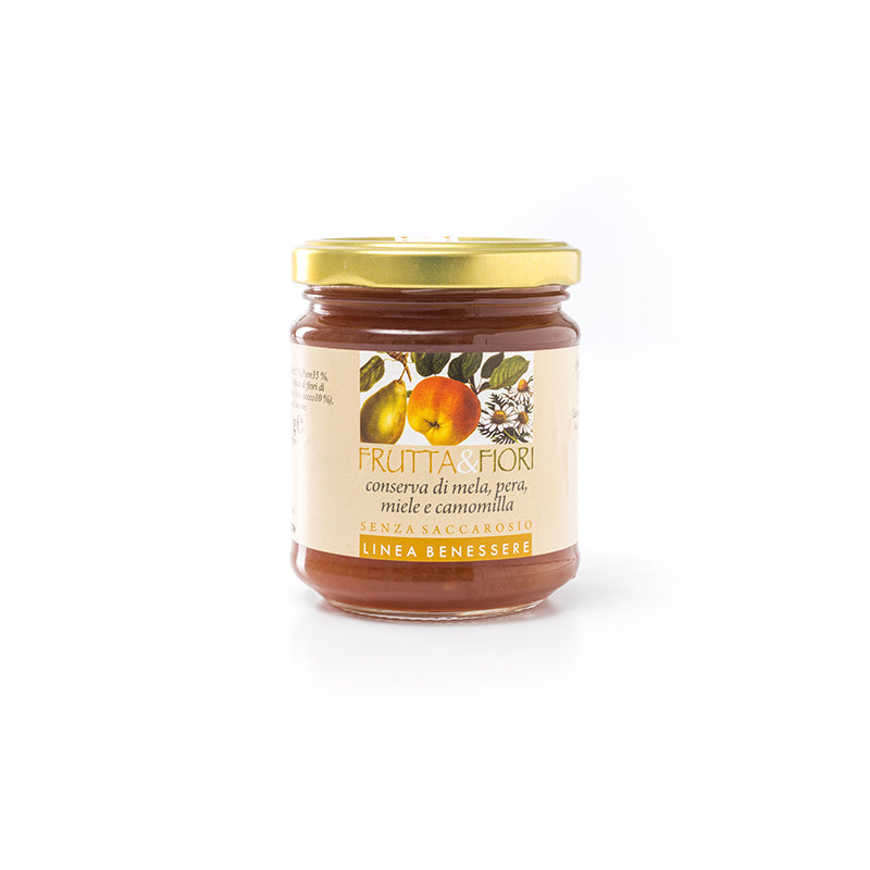 Frutta&Fiori Mela, pera, miele e camomilla 210g